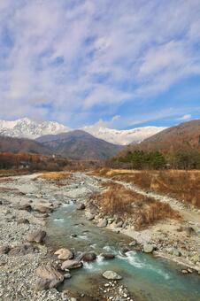 雪　山　白馬 冬景色,自然,ホワイトの写真素材
