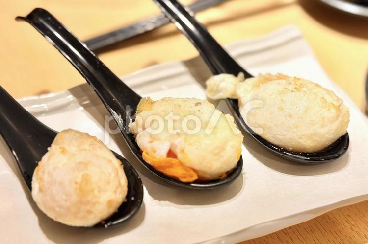 半熟卵の天ぷら 卵,半熟,天ぷらの写真素材
