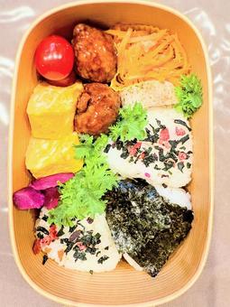 手作りわっぱ弁当 手作りわっぱ弁当 お弁当,手作り,おにぎりの写真素材
