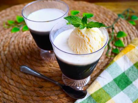 Photo, coffee jelly, snack, sweet, 