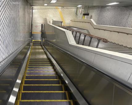 Escalators and stairs, JPG