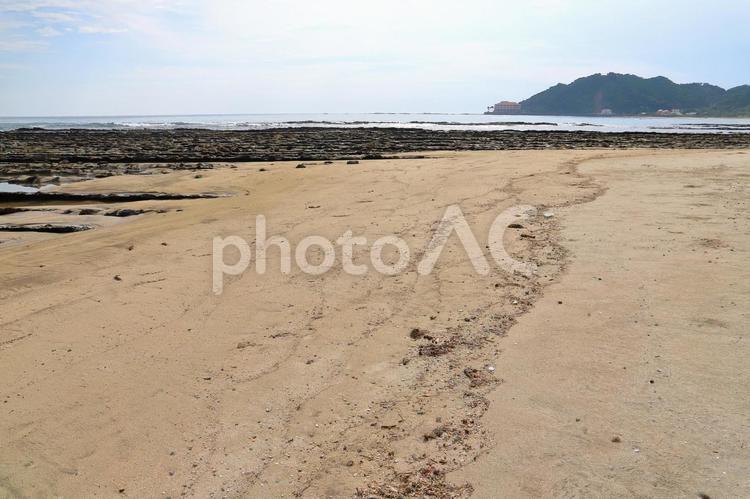 青島の海岸　空 海,海岸,岩の写真素材