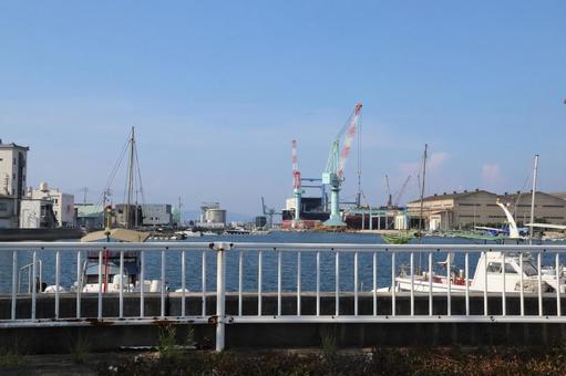 高松港の風景 高松港の風景の写真