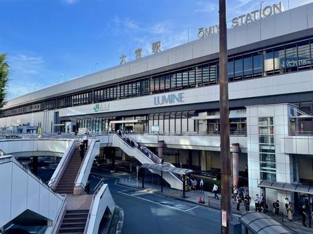 朝のJR大宮駅西口 大宮駅,大宮,鉄道の写真素材