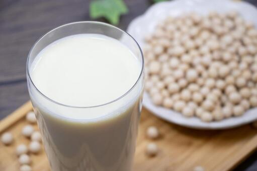 豆乳 豆乳,大豆,健康の写真素材