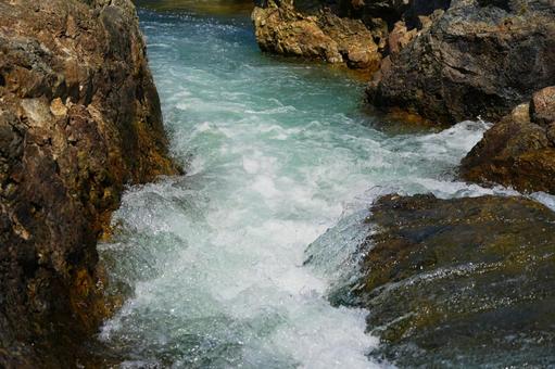 夏の渓流 北海道 夏の渓流 北海道の写真