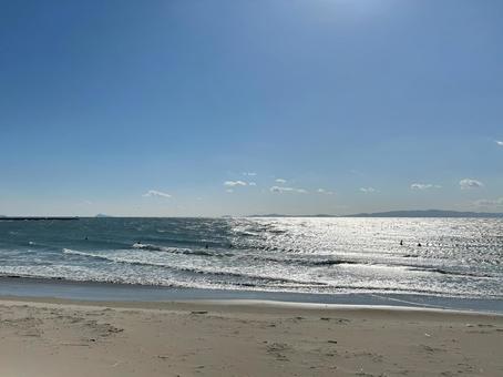 Photo, sea, winter sea, beach, 