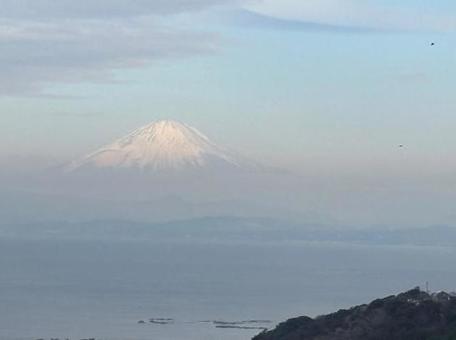 朝日に照らされる富士山1 朝日に照らされる富士山1の写真