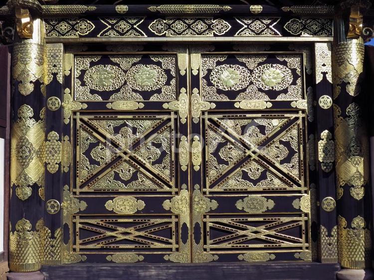 鎌倉　建長寺　唐門　扉 日本,鎌倉,建長寺の写真素材