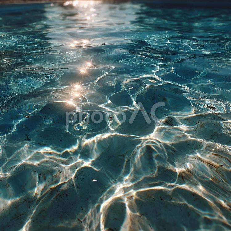 抽象的で美しい、水面のきらめき 水,水面,波紋の写真素材