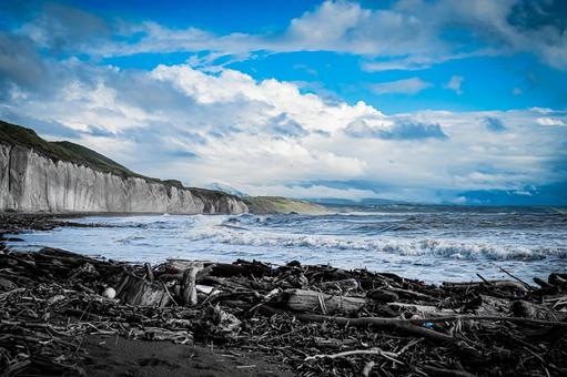 北海道 滝瀬海岸 シラフラの風景 北海道 滝瀬海岸 シラフラの風景の写真