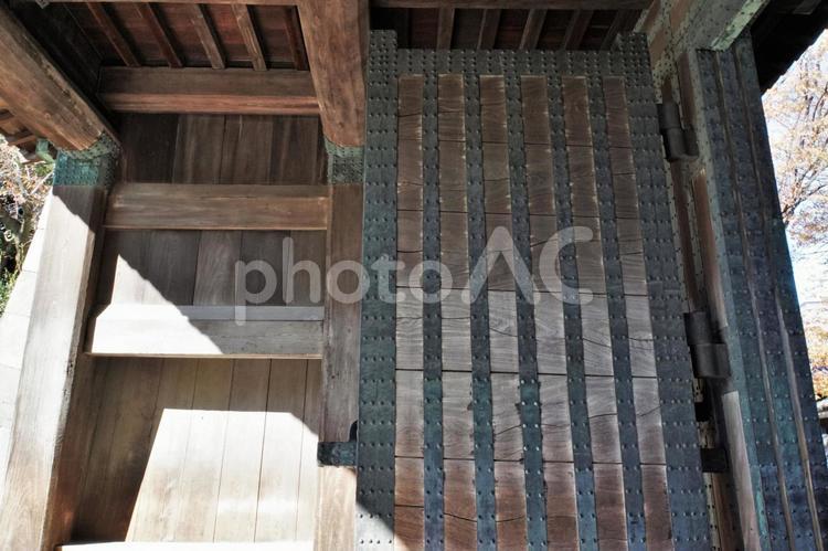 安田門の城門 城門,安田門,鉄の写真素材
