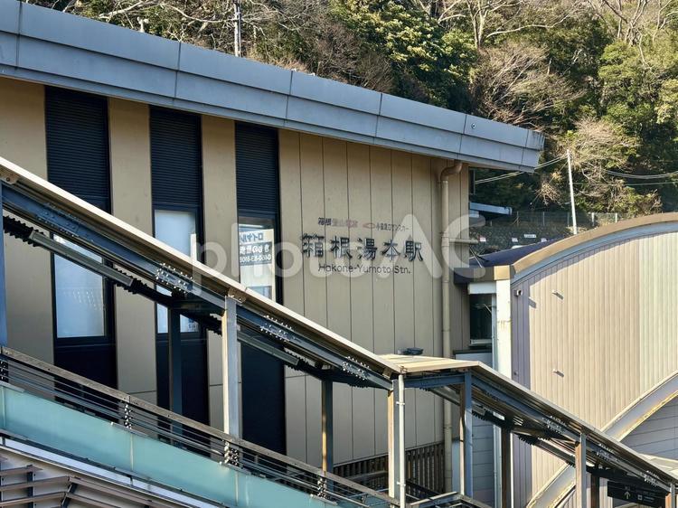 箱根湯本駅1 駅,駅舎,箱根の写真素材