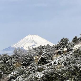 Photo, fuji mountain, snow, snow makeup, 