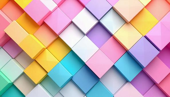 正方形ブロックがある背景 正方形ブロックがある背景の写真