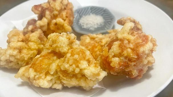 塩からあげ 唐揚げ,からあげ,つまみの写真素材