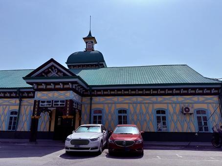 旅順駅の上にあるのは何？ イメージ,背景,壁紙の写真素材
