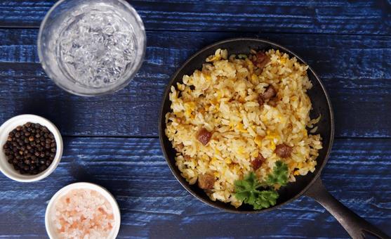 フライパンのチャーハン フライパンのチャーハン チャーハン,フライパン,ご飯料理の写真素材