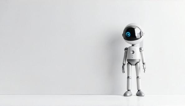 ロボット、コピースペースペー ロボット、コピースペースペーの写真