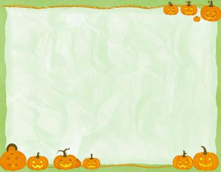 和紙風ハロウィン背景 和紙風ハロウィン背景の写真