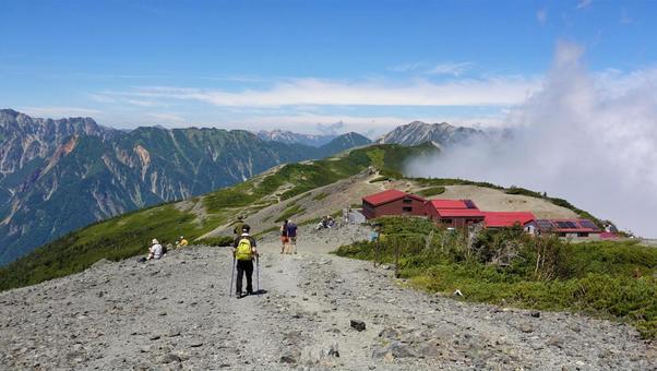 Photo, butterfly yue yue, mountain, ridgeline, 