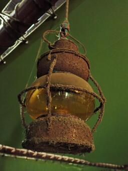 錆びたランプの写真