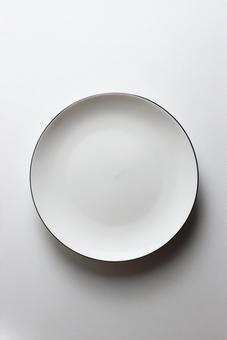 白い皿 白い皿 皿,白,食器の写真素材