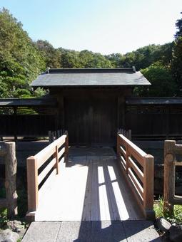 藤沢市新林公園・旧小池邸の正門 藤沢市新林公園・旧小池邸の正門 建物,家,民家の写真素材