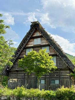 白川郷 白川郷 白川郷,岐阜県,合掌造りの写真素材