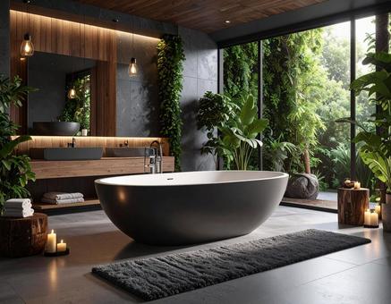 おしゃれな浴室 おしゃれな浴室の写真