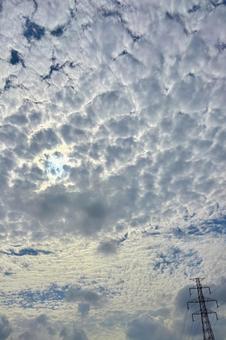 うろこ雲 うろこ雲の写真