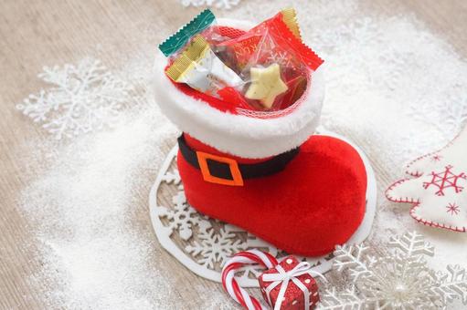 クリスマスブーツ クリスマスブーツ,クリスマス,ブーツの写真素材