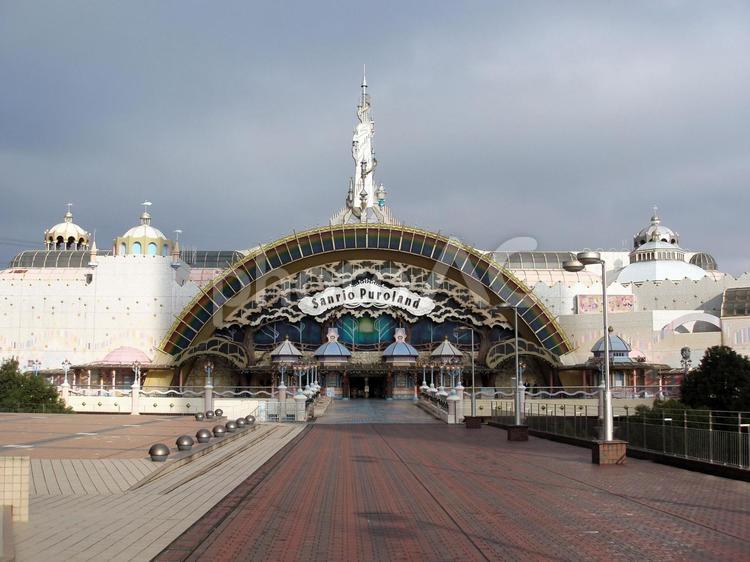 サンリオピューロランド 風景,街並み,サンリオの写真素材