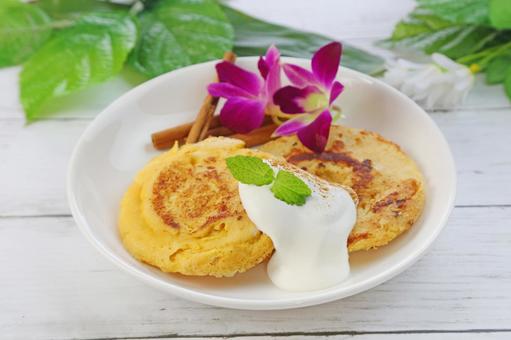 おからパンケーキの写真