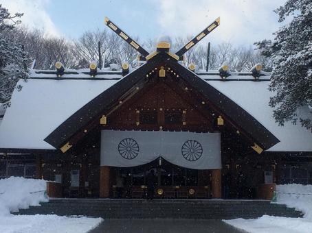 Hokkaido Shrine in Winter, JPG Hokkaido Shrine in Winter, JPG