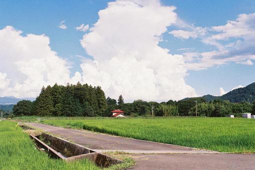 田舎の写真 田舎の写真 田舎,自然,青空の写真素材