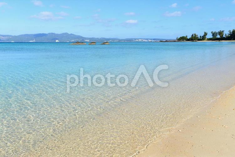 美しい沖縄の海　 日本,沖縄,海の写真素材