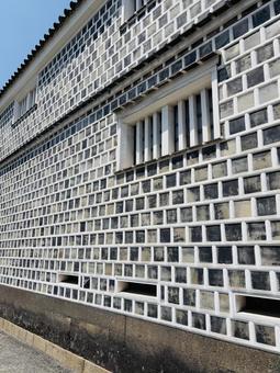 倉敷美観地区 なまこ壁 倉敷美観地区 なまこ壁 日本,岡山,備前の写真素材