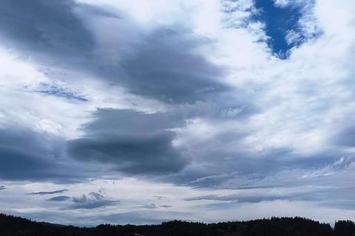 2025年7月の空7 2025年7月の空7 空,雲,積雲の写真素材