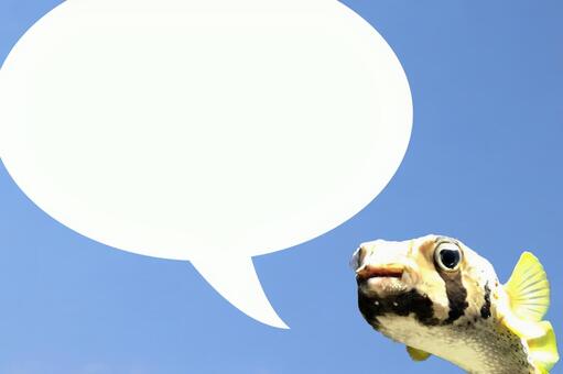Fish comment balloon, JPG Fish comment balloon, JPG