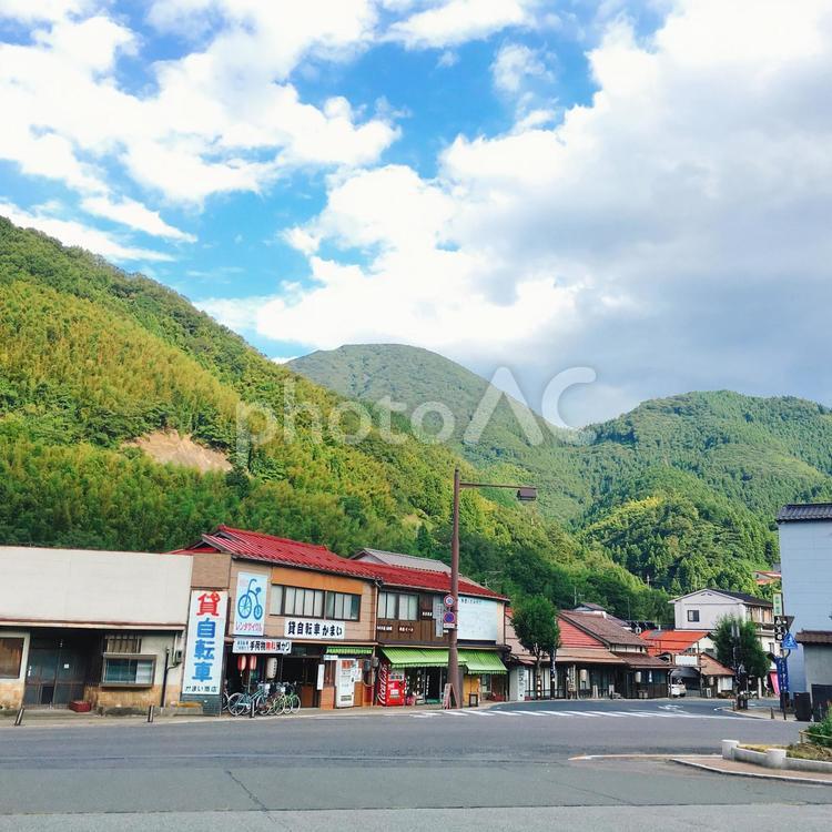 田舎の風景 田舎,風景,町並みの写真素材
