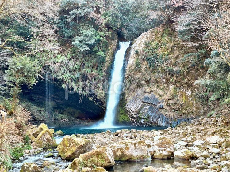 浄蓮の滝　静岡県の伊豆　天城にて 浄蓮の滝,天城,本谷川の写真素材