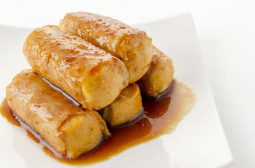 豆腐の肉巻き 豆腐の肉巻き,肉巻き,豆腐の写真素材