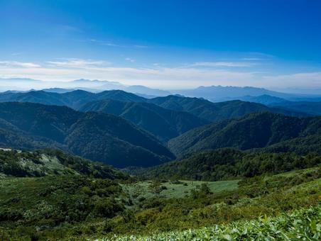 白砂山から八ヶ岳方面 白砂山から八ヶ岳方面 白砂山,群馬,登山の写真素材