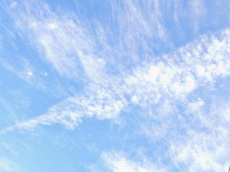【空の写真】秋空 【空の写真】秋空 秋空,空,雲の写真素材