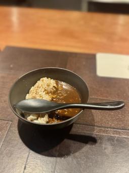 そぼろカレー そぼろ,カレー,スプーンの写真素材