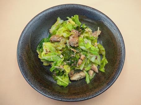 手作り・鯖とキャベツのサラダ 手作り・鯖とキャベツのサラダ 鯖とキャベツのサラダ,手作り,鯖の写真素材