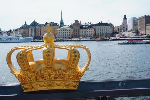The Crown and World Heritage Site Gamla Stan, JPG The Crown and World Heritage Site Gamla Stan, JPG