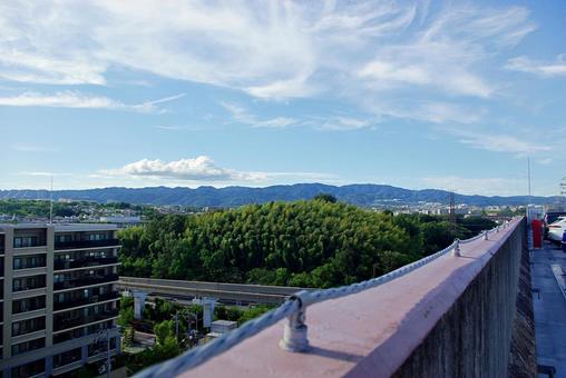 大阪北摂の夏の風景 大阪北摂の夏の風景の写真