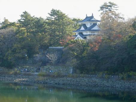 吉田城鉄櫓の遠景2 吉田城鉄櫓の遠景2の写真